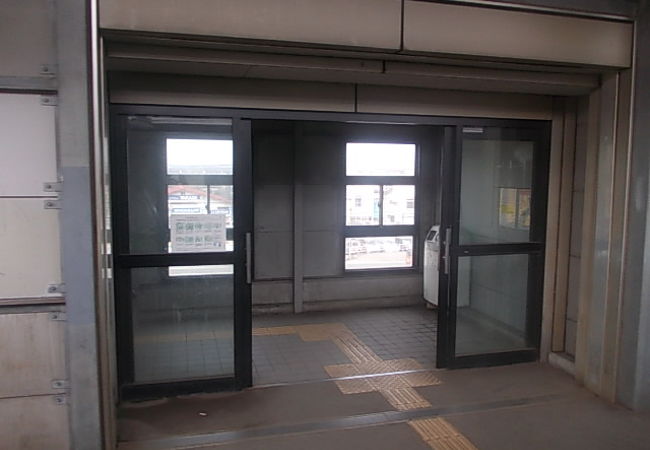 高架駅なので、景色が良いです