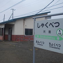 駅舎とホームの様子