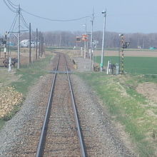 駅の遠景