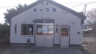 地元の方向けのシンプルな駅舎です