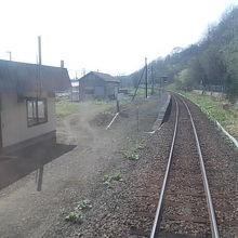 駅の遠景