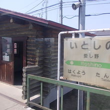 駅舎とホームの様子