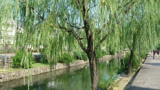 和と洋がうまくマッチした町並み