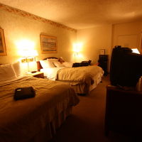 広々としたクイーンベッド