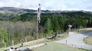 景色がきれないサービスエリア