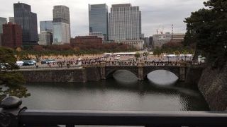 一般参賀の時だけ渡れます