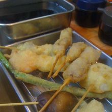 串カツ！二度付け禁止！