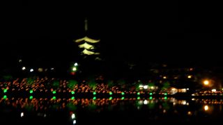 猿沢の池と興福寺五重の塔の共演