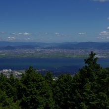 比叡山ドライブウエイ・展望台からの眺望（2011年8月）