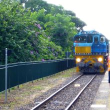 列車が来ました