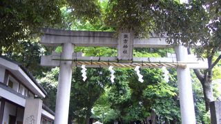 大きな鳥居がシンボル