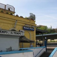 ホテル近くのサンピエトロ駅（ここから徒歩でホテルに来れます）