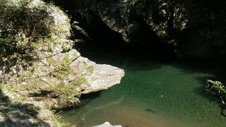 渓谷美の遊歩道