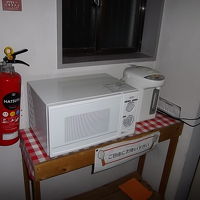 ２階に電子レンジ