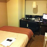 コンパクトにまとまった客室。