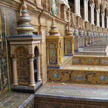 昨年２月、曇天下のタイル