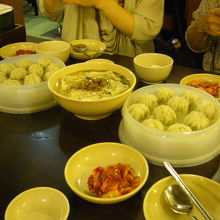 餃子と麺類