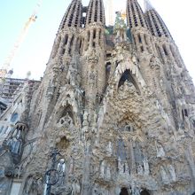 完成待ち遠しい　サクラダ・ファミリア