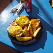 ワールドクラスのチーズバーガー