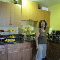 朝食スペースです