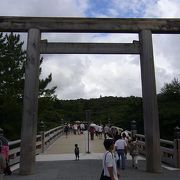 伊勢神宮内宮　厳かな雰囲気