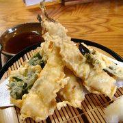 岩魚の天ぷらが美味