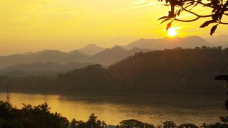 夕日がきれいに見えます。