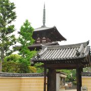 薬師寺西塔拝観の翌日に同じ西岡氏の手がけた塔を