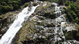 迫力の滝です！