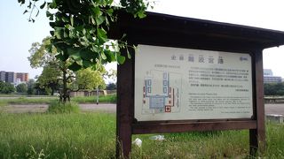 近くで見るとただの広場だけど・・・