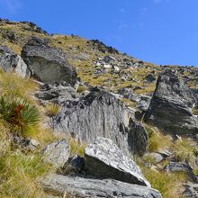 コース中、最も急な岩場