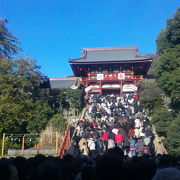 鶴岡八幡宮：すごい人出