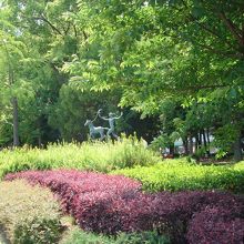 花が咲き乱れる