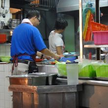 厨房は意外にシステマティック