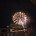 ワイキキアンの部屋での花火は最高　夜景も最高です