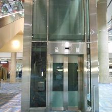 ガラス張りだったのが不幸中の幸い