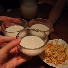 生マッコリでカンパイ♪