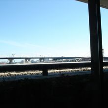 店内からの景色