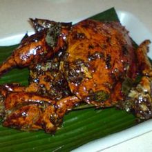 蟹の黒こしょう炒め