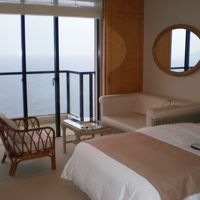 開放感たっぷりの客室