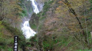 絶壁を七段に分かれて流れる