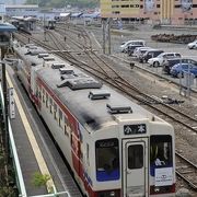 三陸鉄道（北リアス線）の宮古駅　時刻表や新お土産の紹介