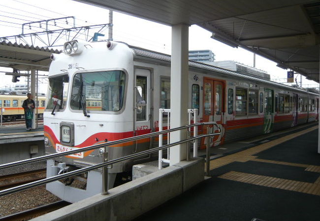 市内線と高浜線の駅