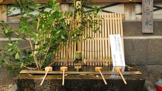 御香水で有名　伏見の水