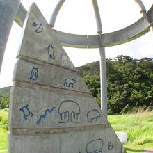 西表を象徴する生物のイラストが描かれています。