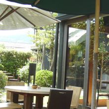 店内からの眺望