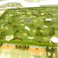 部屋からホテルのゴルフ場もみえました