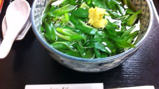 名物ねぎうどん！