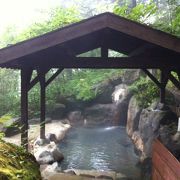 平湯温泉の秘湯『神の湯』