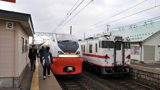 北海道と三厩方面への乗換駅